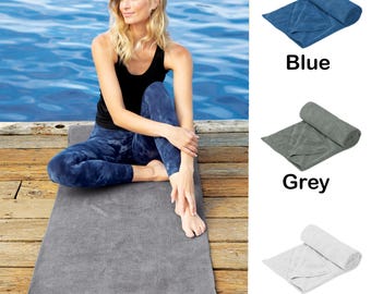 Personalized Fitness Mat Towel, Yoga Towel, Workout Towel, Fitness Towel,  Microfiber, Embroidered with Your Name, Monogrammed Mom Gift