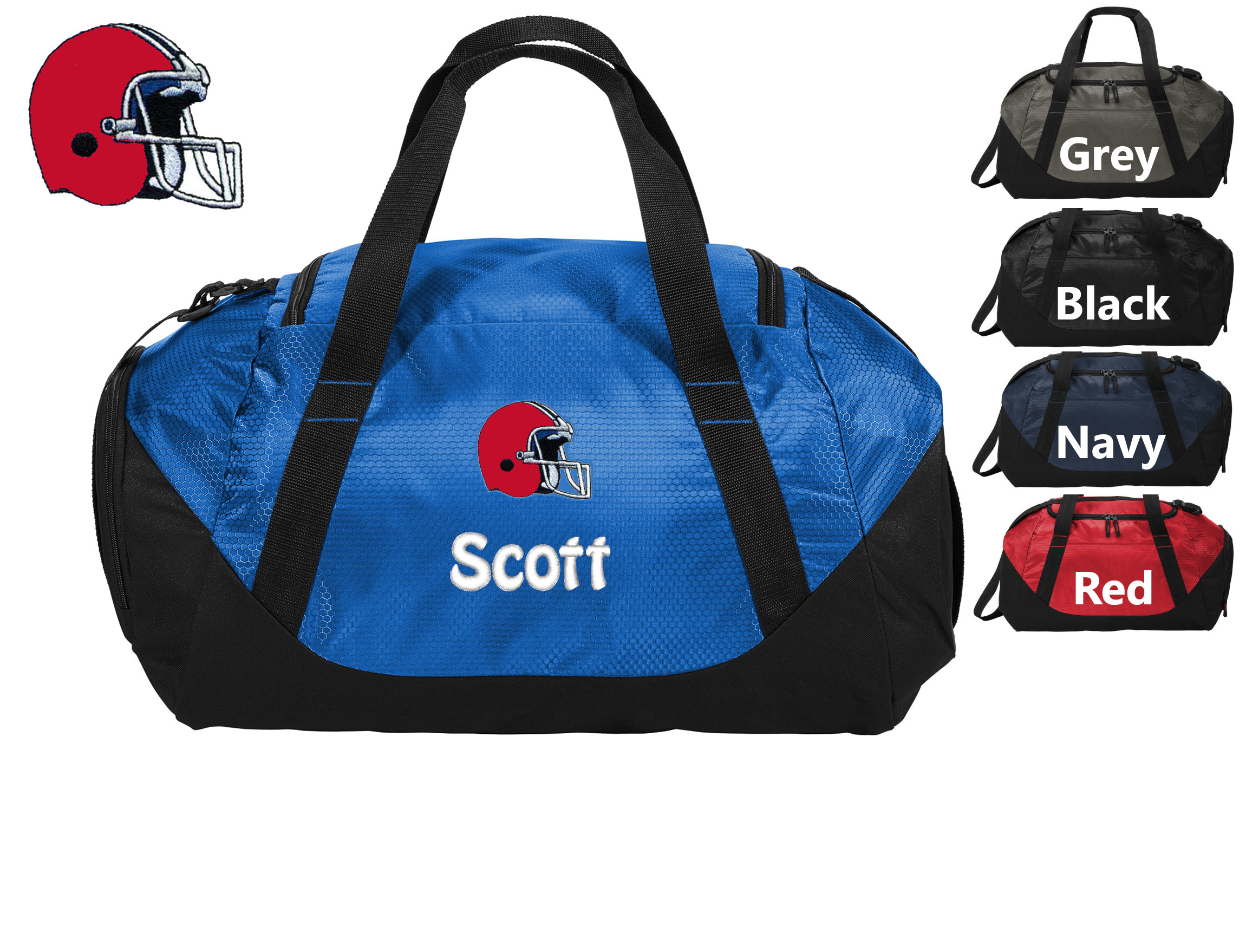 Personalized Sports Team Football Duffel Bag Gym Bag Weekend Etsy