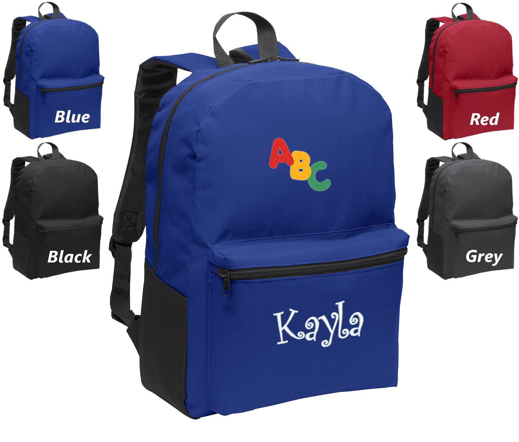  My Daily Kids Backpack Colorful ABC Alphabet Nursery Bags for  Preschool Children