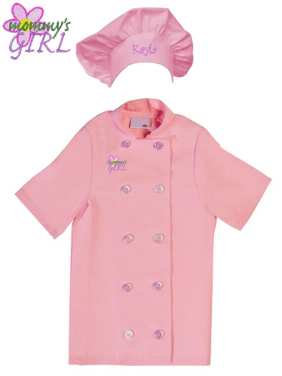 pink chef jacket