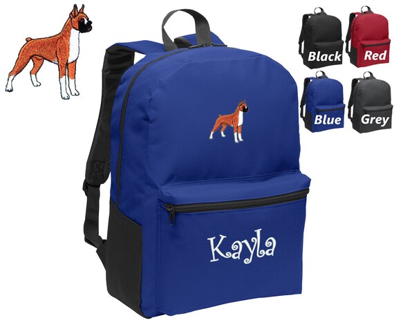 Boxer dog backpack cheap