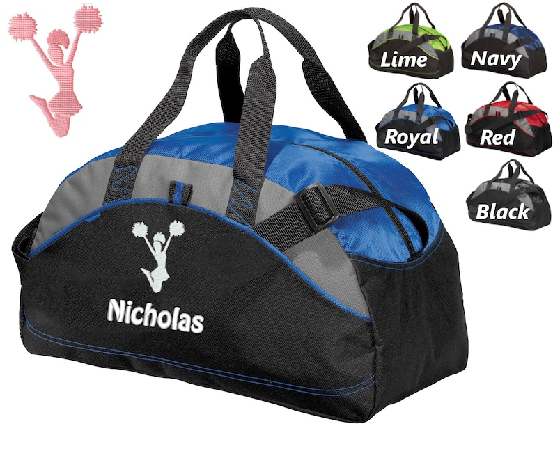 Personalized Cheerleader Duffel Bag Cheer Duffle Gym Bag Etsy