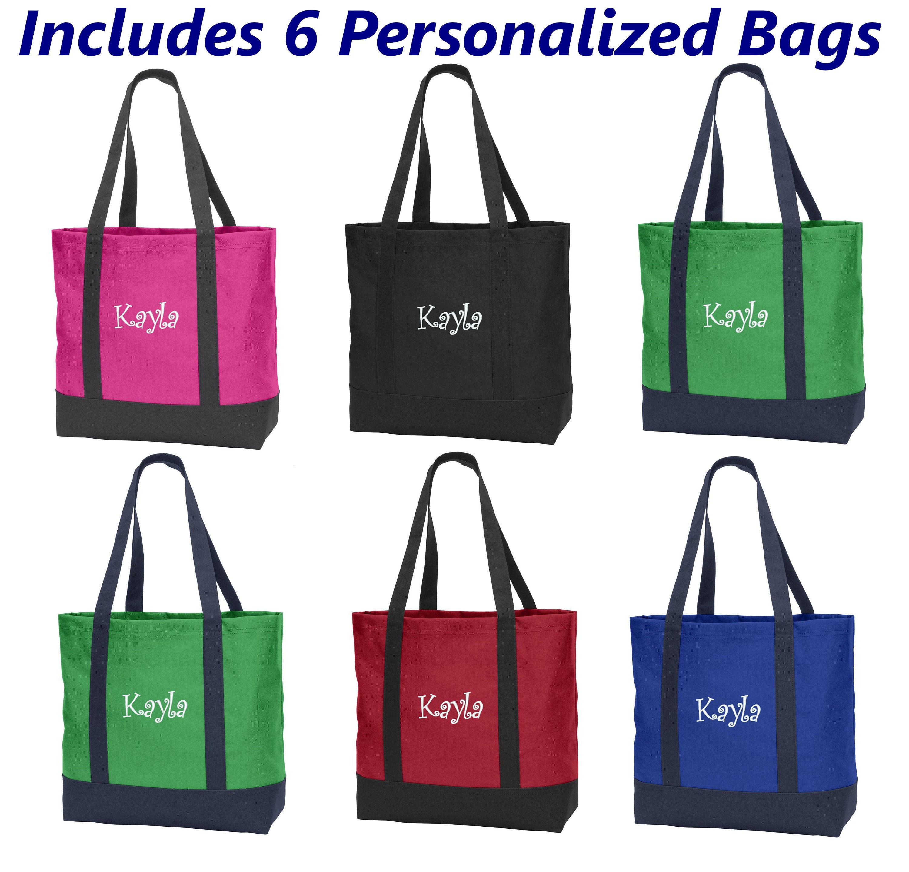 Personalized Tote Bags Bulk Tote Bags Wholesale Tote Bags Etsy
