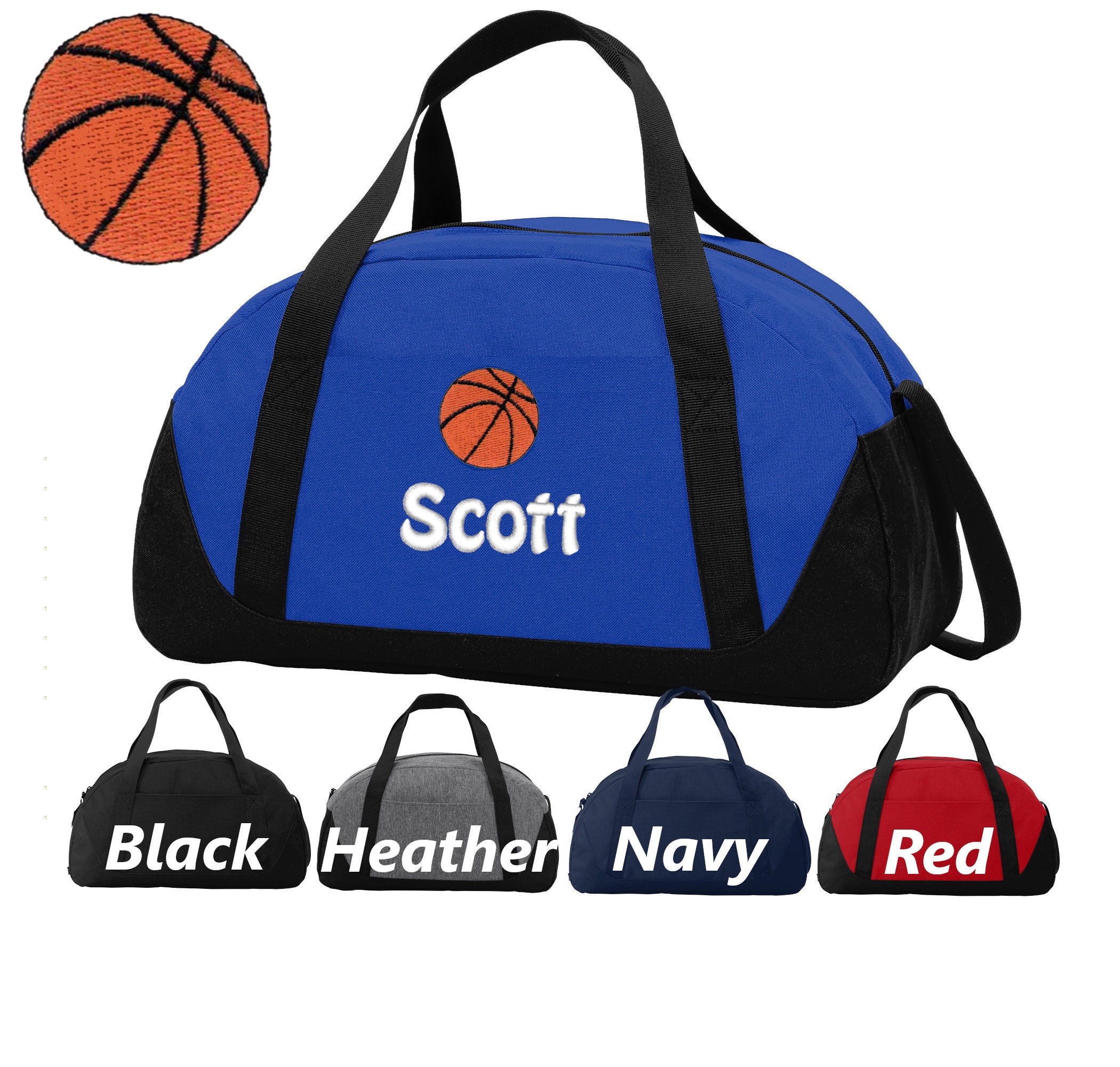 Personalized Kids Basketball Duffel Bag Duffle Gym Bag Etsy