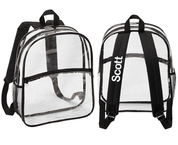 Transparent bookbag hotsell