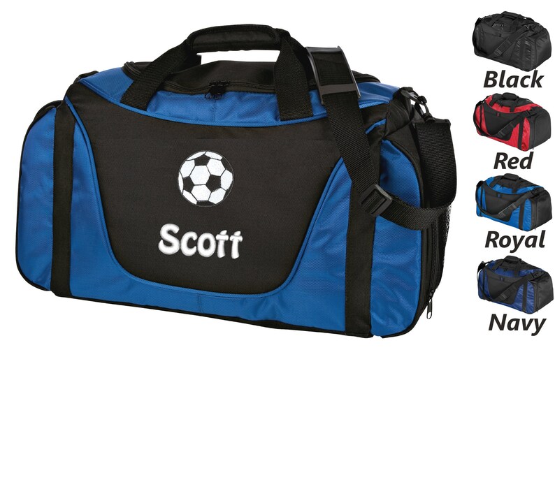 Personalized Soccer Duffel Bag Athletic Bag Embroidered Etsy