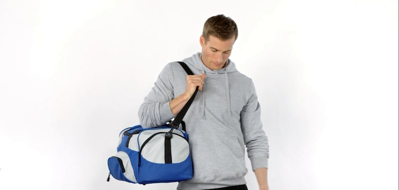 Personalized Duffel Bag, Duffle Gym Bag, School PE, Quality Bag, Workout, Sports, Athlete Gift, Embroidered with Name or Text of Your Choice image 3
