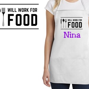 Personalized Kids Apron Will Work for Food Design, Monogrammed Chef Gift, Chef Gift, Cooking Party, Art Party, School Aprons, Printed Apron