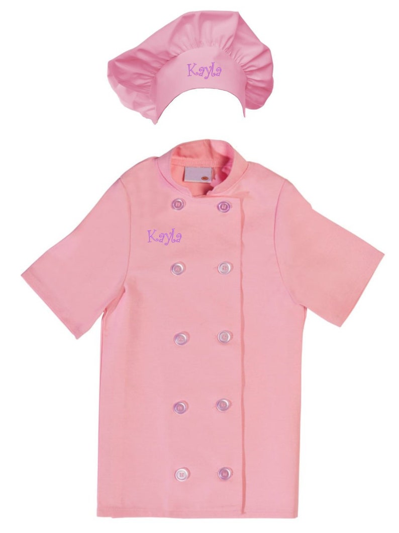 pink chef jacket short sleeve