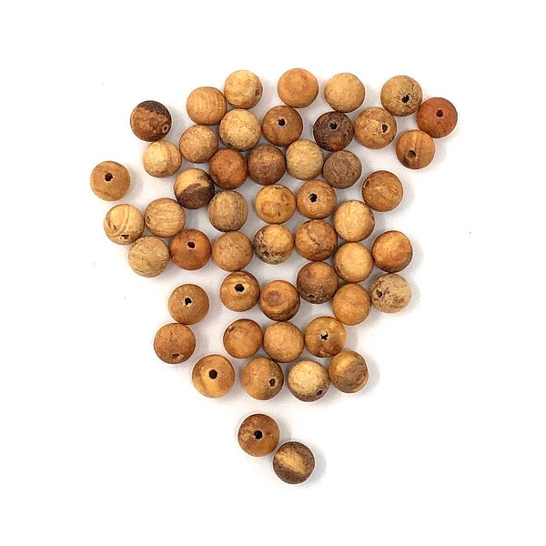 Palo Santo Beads: 50 Beads Peruvian (6mm)