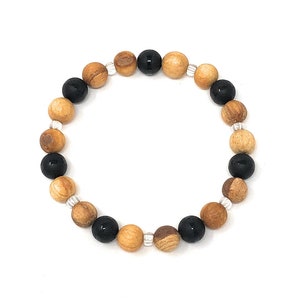 Bransoletka Palo Santo: Onyx Brilliance