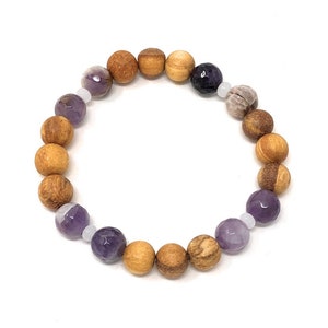 Bransoletka Palo Santo: Synergia Ametystu