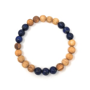 Bransoletka Palo Santo: Lapis Lazuli 333