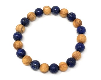 Palo Santo armband: Lapis Lazuli-Infinity-