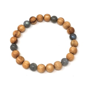 Bransoletka Palo Santo: Labradoryt -Harmonia-