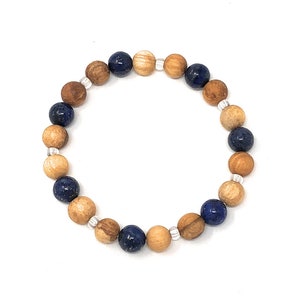 Bransoletka Palo Santo: Lapis Lazuli Brilliance
