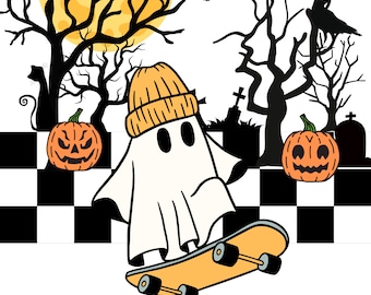 Skateboarden geest