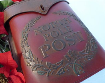 Vintage Rustic Folk Art Mailbox