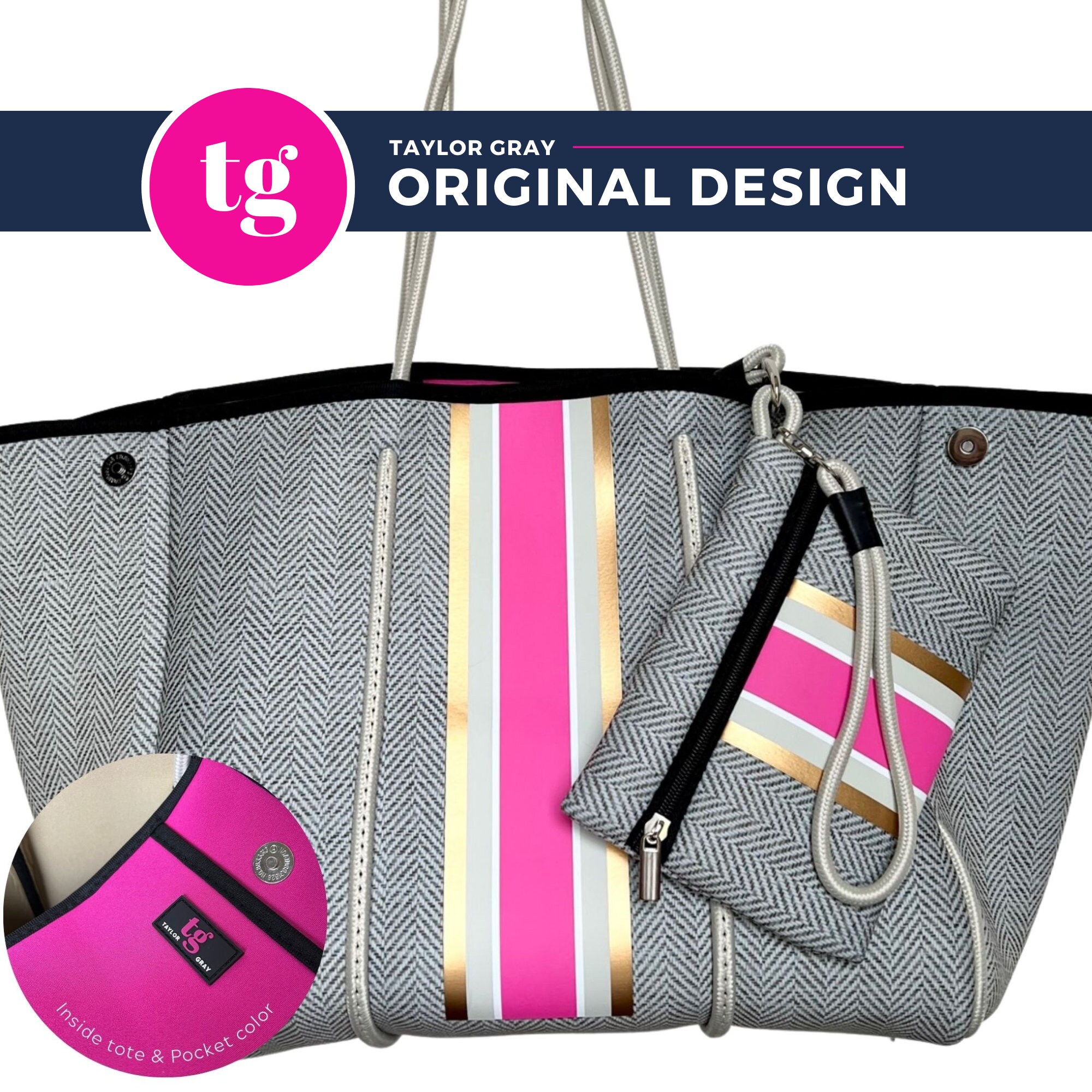 Large Neoprene Tote Bag