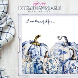 Interchangeable Insert Set, All Year Long Vol 2 Large Acrylic Tray, Preppy Acrylic, Interchangeable Tray, Bar Cart, Home Decor, Coffee Table