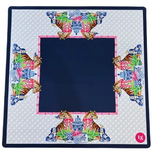 Taylor Gray chinoiserie mahjong mat