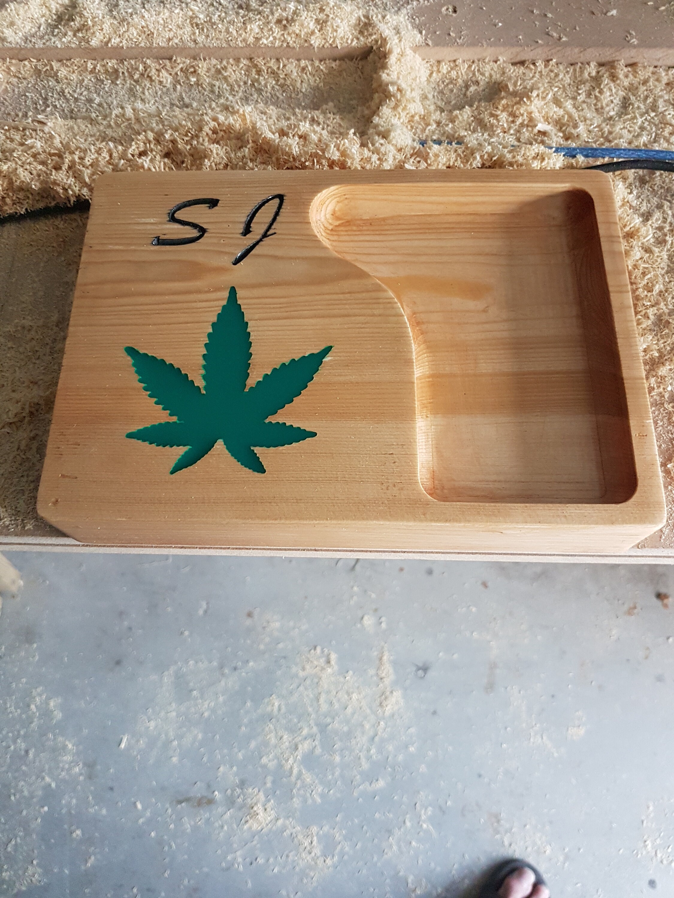 Wooden Hand crafted Rolling Trays Etsy