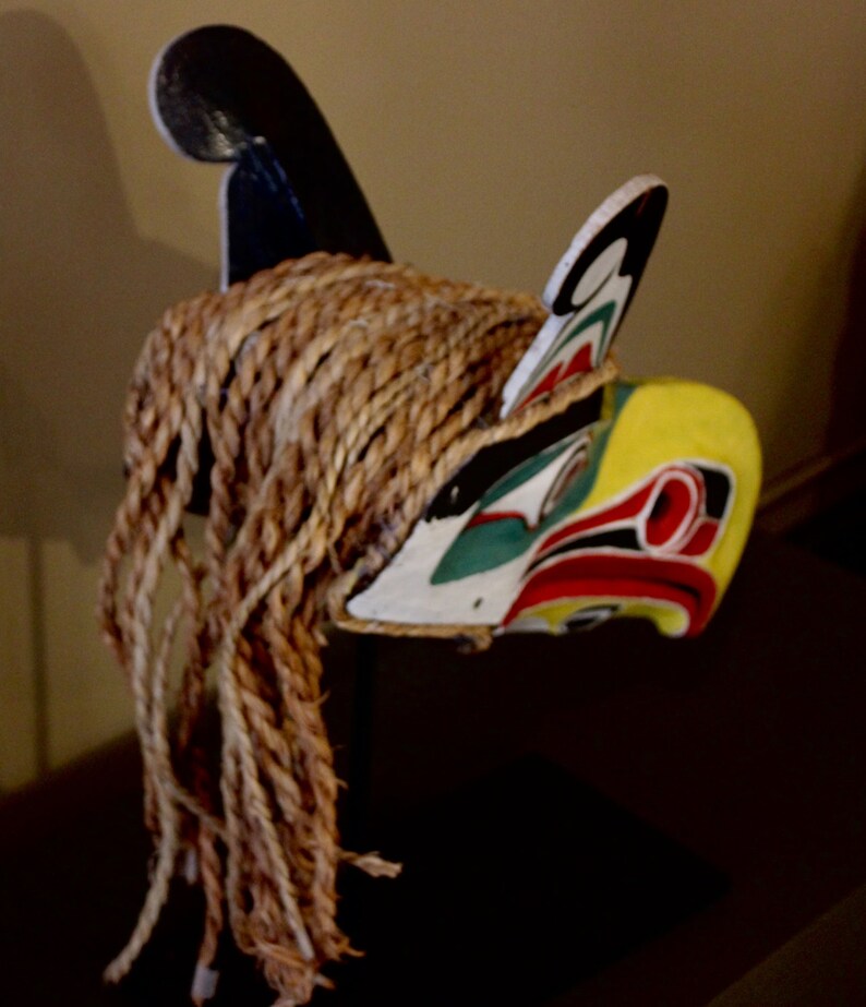 Vintage Kwakiutl Northwest Coast Native American Carved