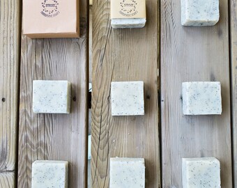 Winter White Currant & Cranberry Soap (handmade, cold process, palm-free, small batch, large size)