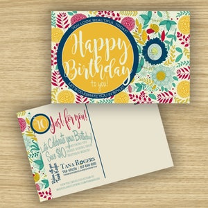 Matilda Jane Floral Treue Kunde Geburtstag Postkarte