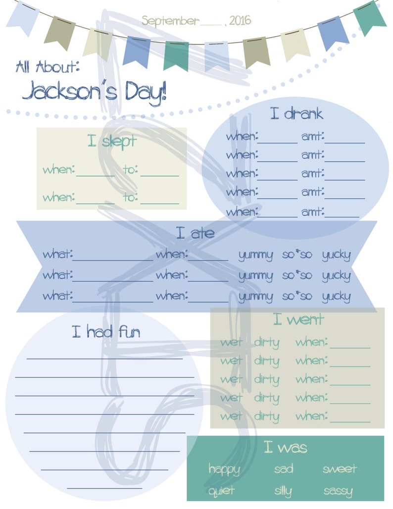 daily-infant-log-nanny-log-child-care-sheet-babysitter-etsy