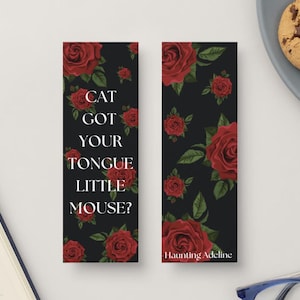 Haunting Adeline Inspired DIGITAL Bookmark, Booktok, Hunting Adeline, Haunting Adeline Themed Bookmark, Dark Romance Bookmark, Zade Meadows