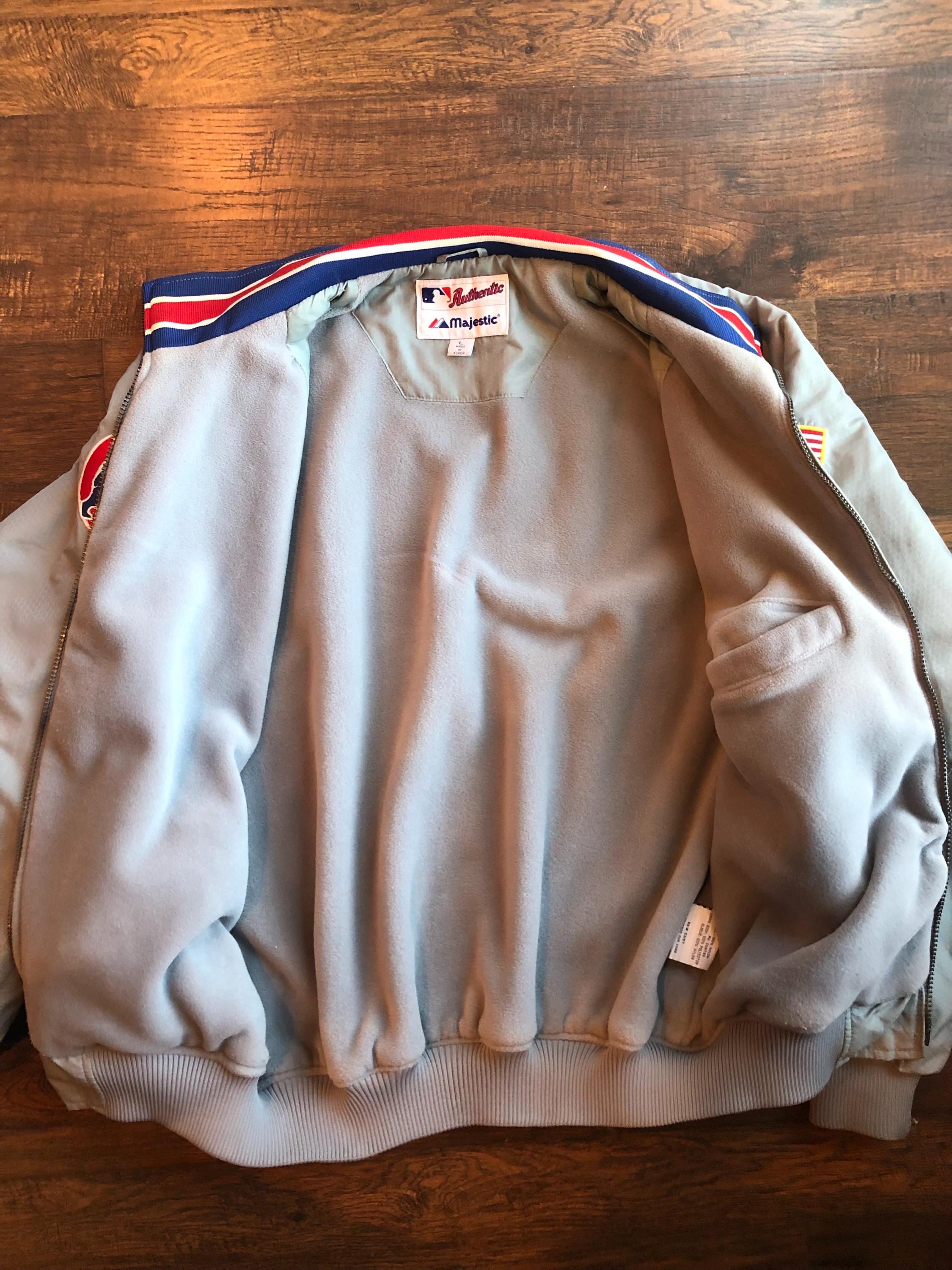 Authentic Vintage Majestic Chicago Cubs MLB Baseball RARE Jacket 