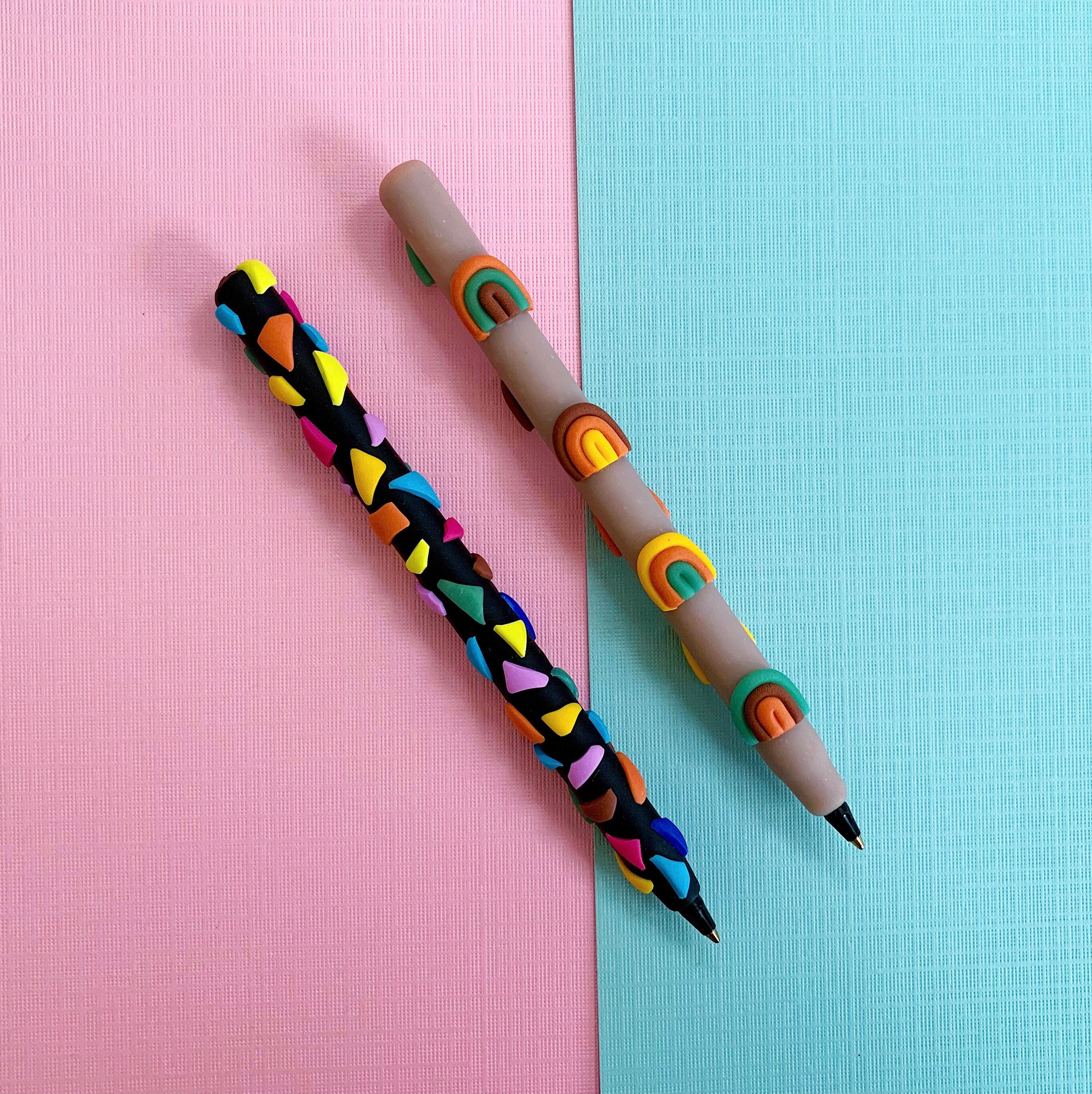 Handmade Chunky Polymer Clay Pen Etsy