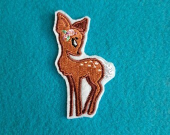 IRON ON PATCH - Cottagecore Vintage Deer