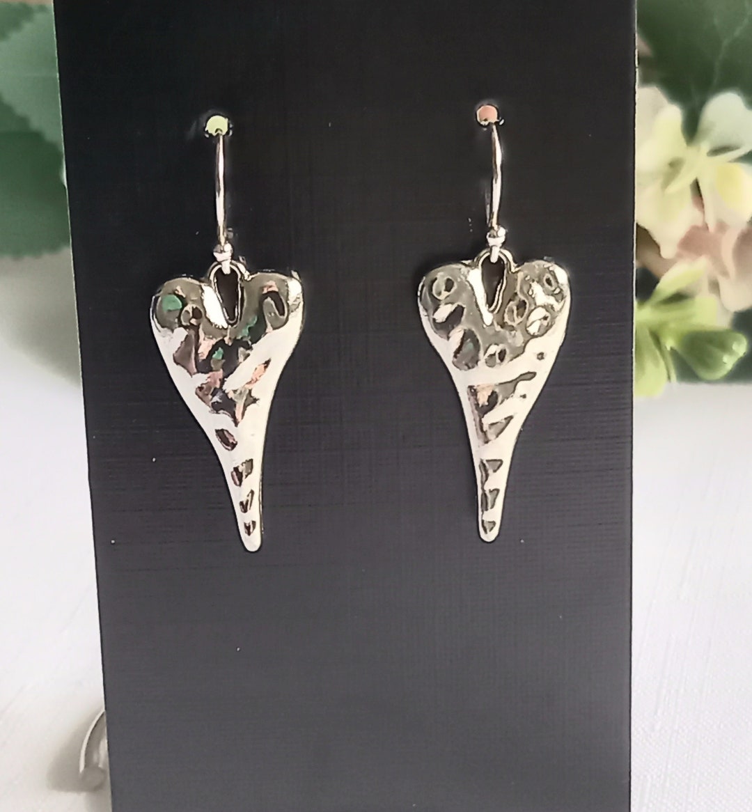 Purple Czech And Antique Silver Tibetan Silver Earrings Available In My Etsy Shop. $18 Free Shipping - Foto 12