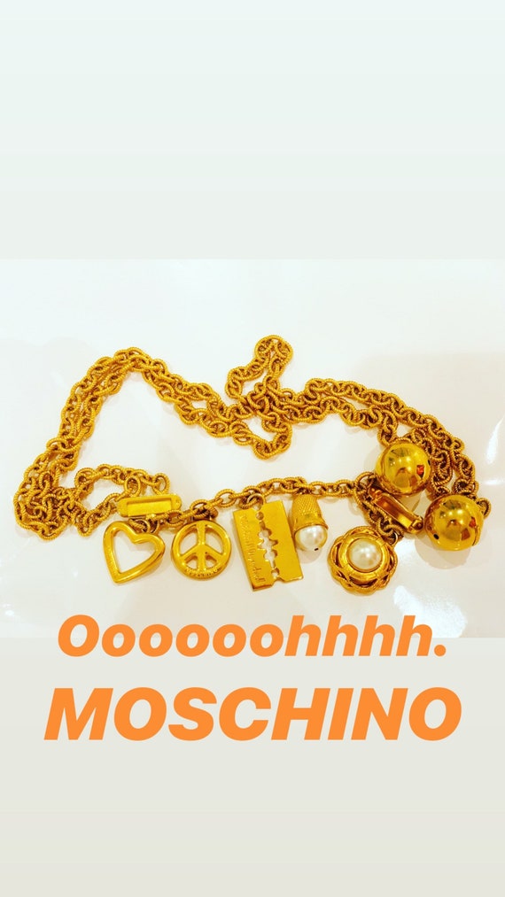 MOSCHINO Gold belt
