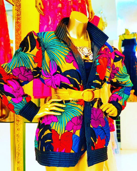 Vintage Silk quilted Jacket