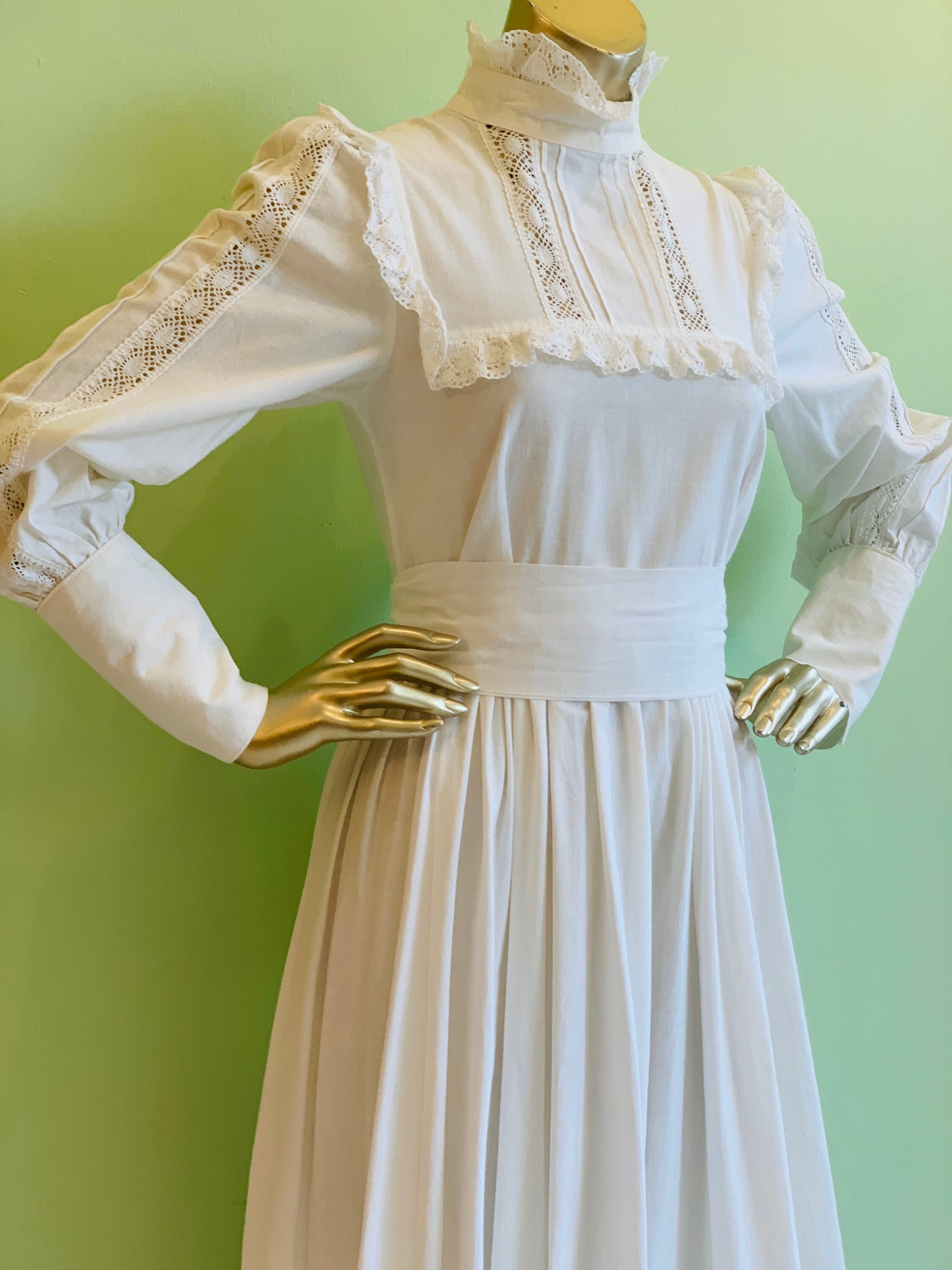 Laura Ashley prairie dress Etsy