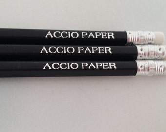 Harry Potter Pencils Accio Paper Spell Nerd Gift for Easter/Birthday