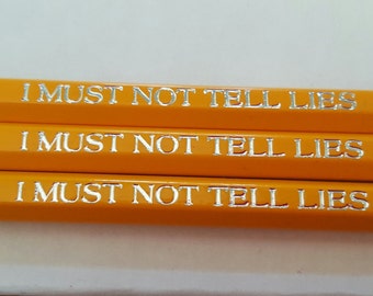Harry Potter I Must Not Tell Lies Pencils Spell Nerd Gift for Birthday