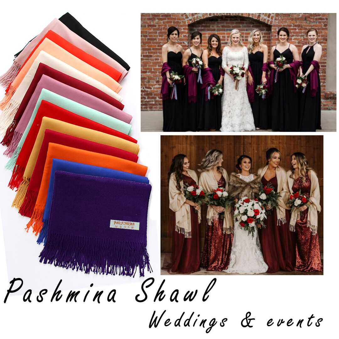 100pc Pashmina Wholesale Bulk Wedding Favors Etsy