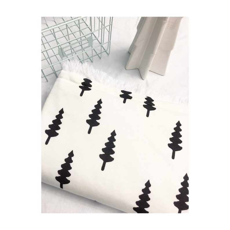 Organic Black and White Tree Blanket Tree Blanket Baby Etsy