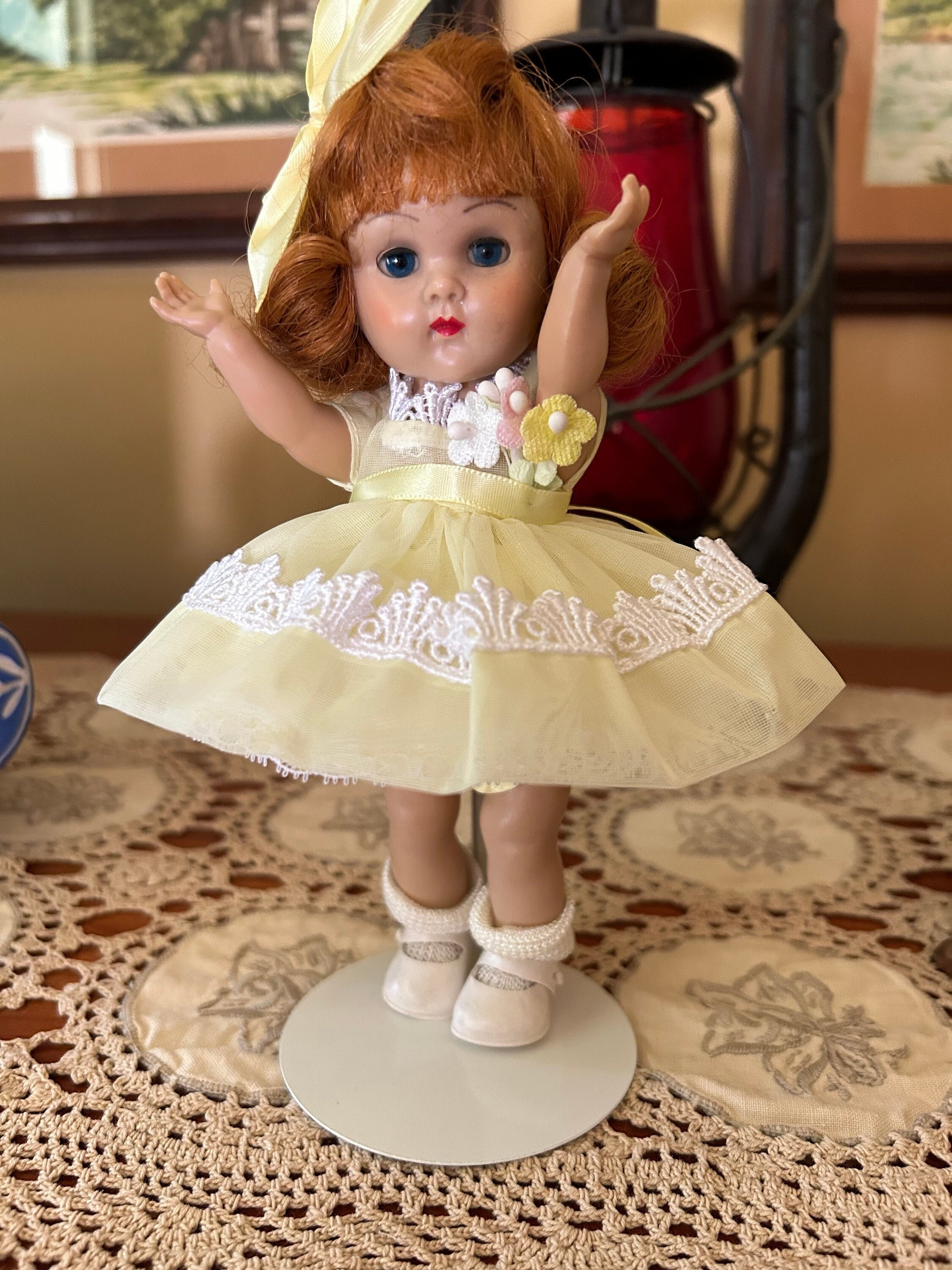 Summer Sale Free Ship./vintage Red Haired Vogue Ginny Doll W