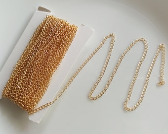 21 inches Gold Plated Extension Chain