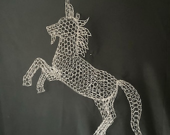 Unicorn Topiary Frame