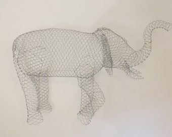 Elephant Topiary Frame