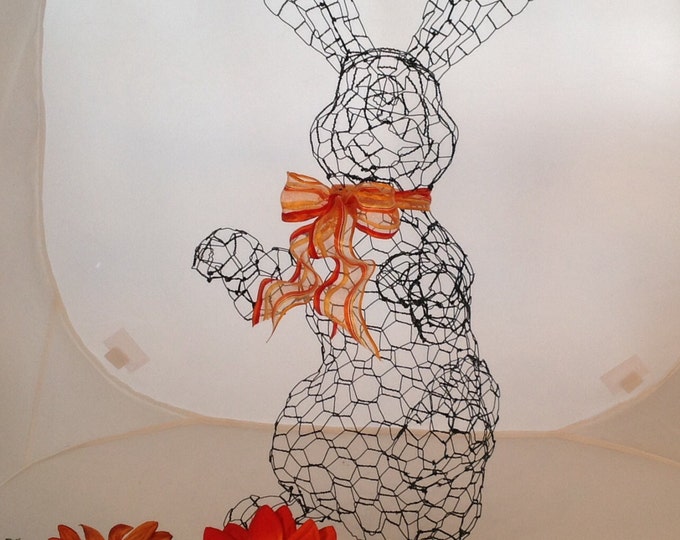Rabbit Topiary Frame Etsy
