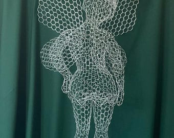Tinkerbell Topiary Frame, 4ft Garden Art