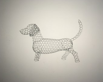 Dachshund Topiary Frame