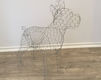 Boston Terrier Topiary Frame